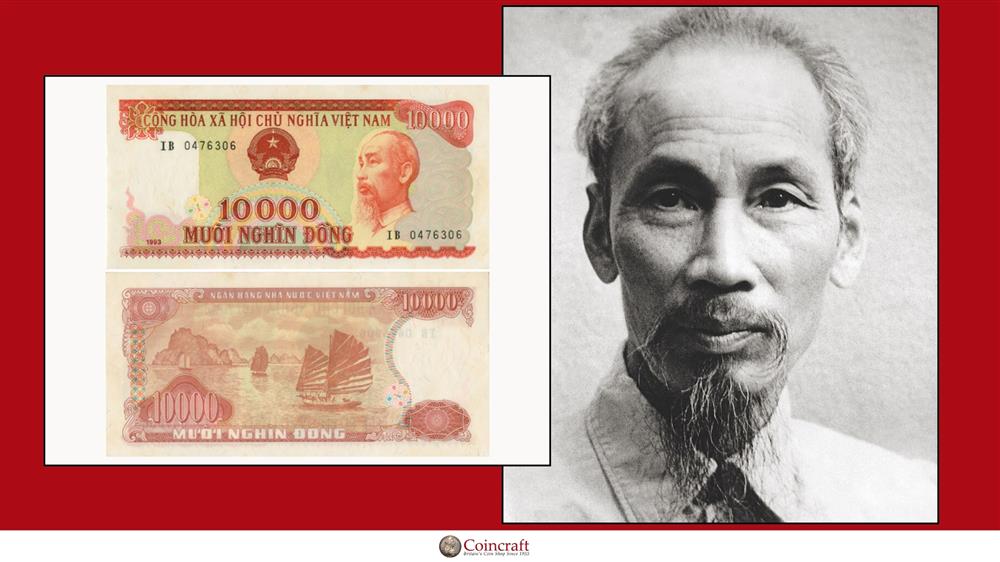 Vietnam 10,000 Dong dedicated to Ho Chi Minh (Former President of Vietnam) - Coincraft